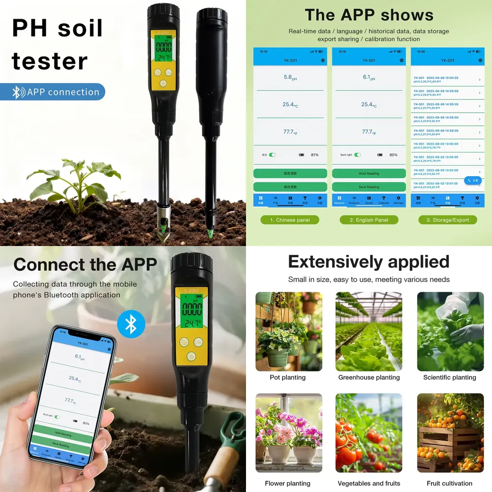 Plant Pot - Medidor de pH do Solo Inteligente