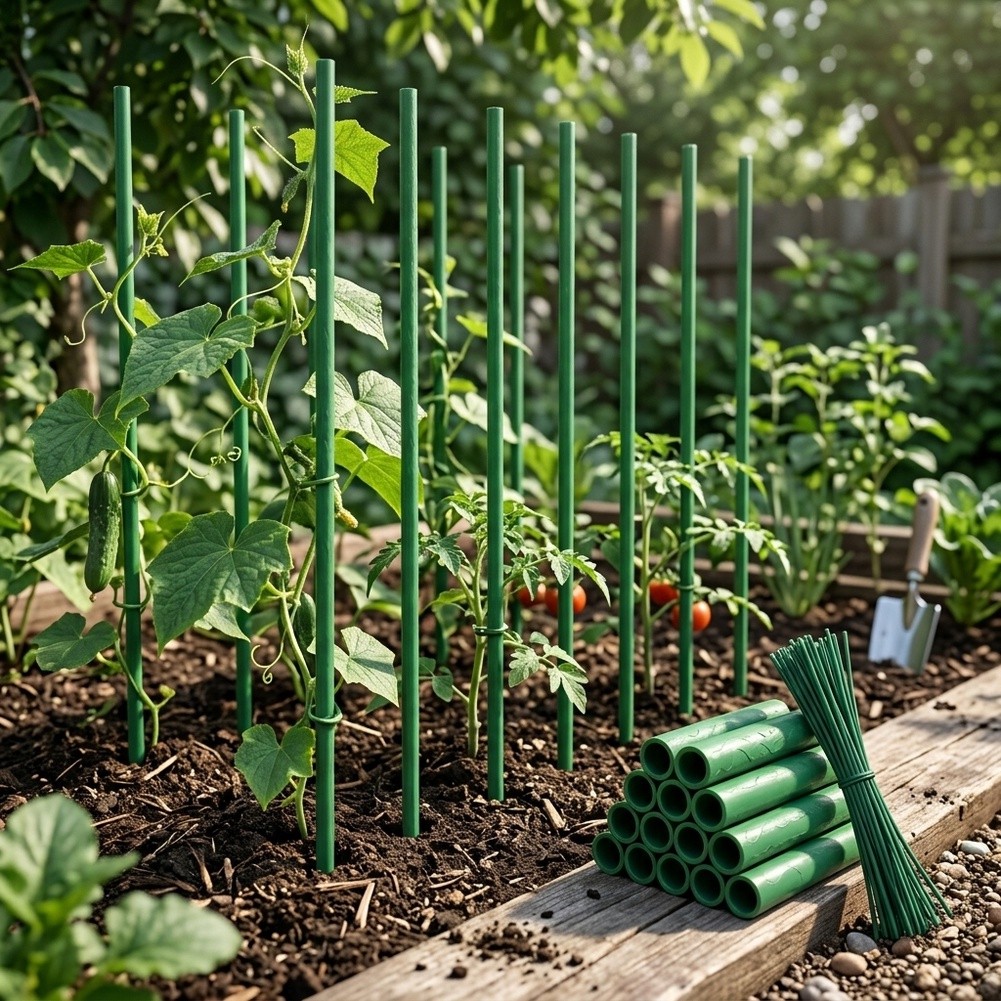 Plant Support Stake - Kit de Suporte para Plantas Trepadeiras,