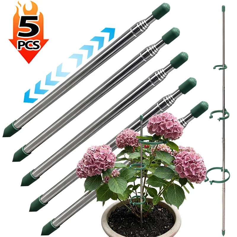 Plant Support Stake - 5/1 PEÇAS Anel de Suporte Retrátil