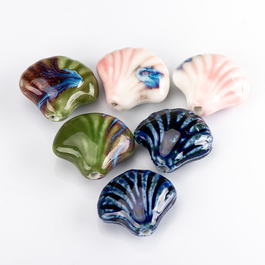 Snake Plant Ceramic - 32 # 2 peças pingente de