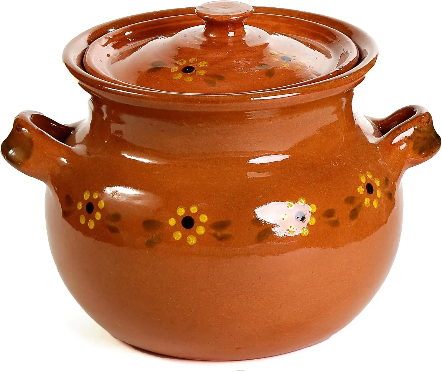 Terracotta Pot - Panela Olla Tradicional Mexicana de Barro,