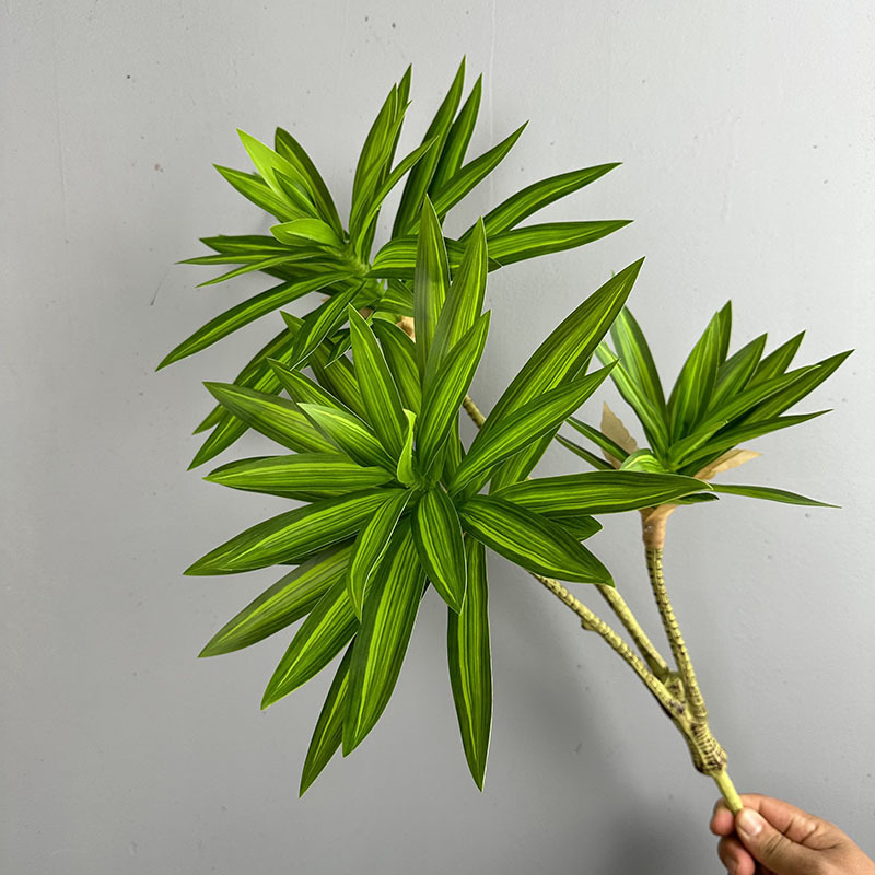 Snake Plant - Plantas verdes simuladas, 3 cabeças, lírio,