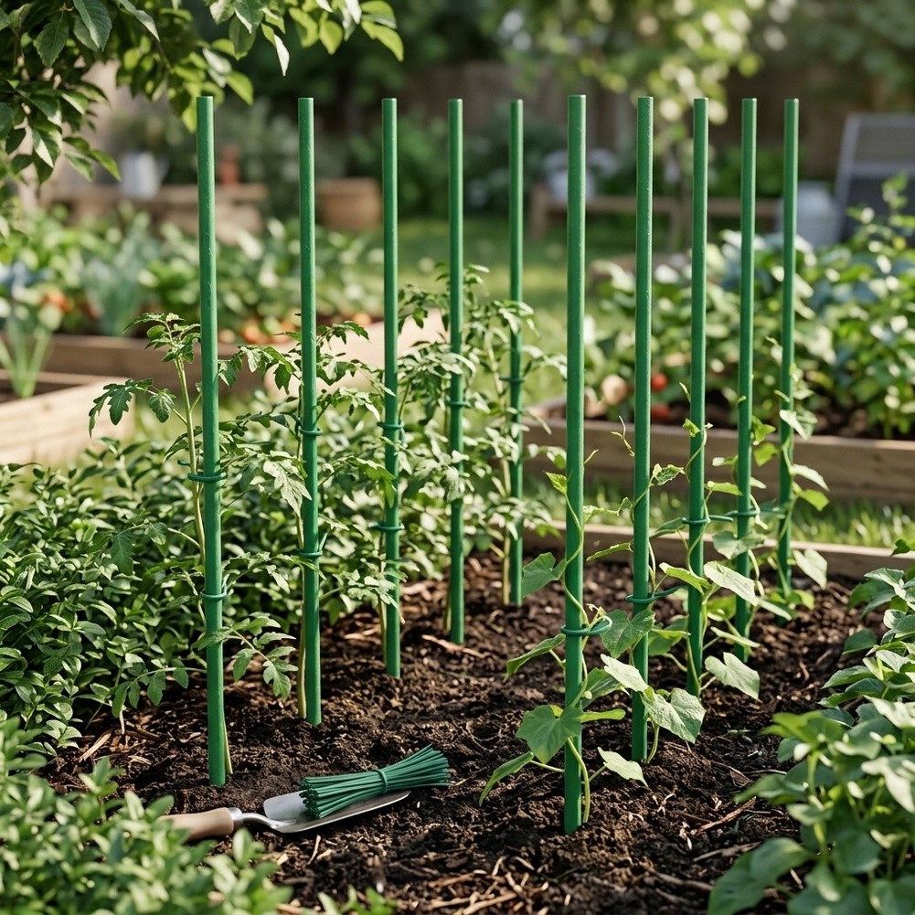 Estacas de Jardim Ajustáveis d - Plant Support Stake avaliação e preço