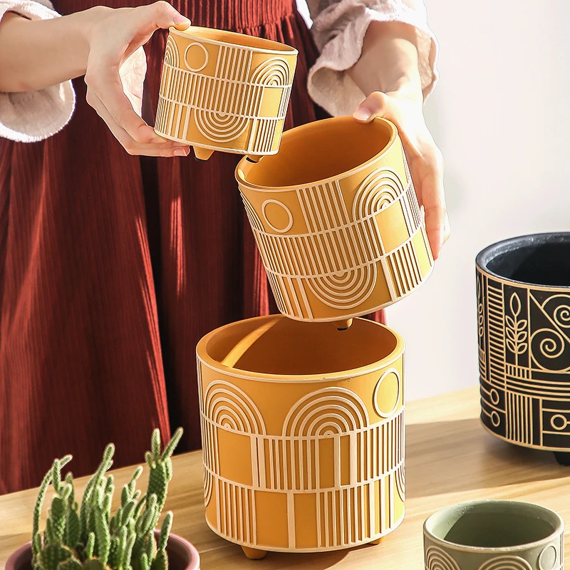 Vaso de flores de cerâmica cil - Snake Plant Ceramic avaliação e preço