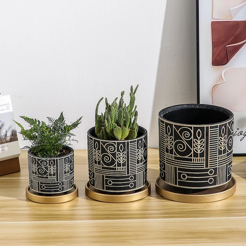 Vaso de flores de cerâmica cil - Snake Plant Ceramic avaliação e preço