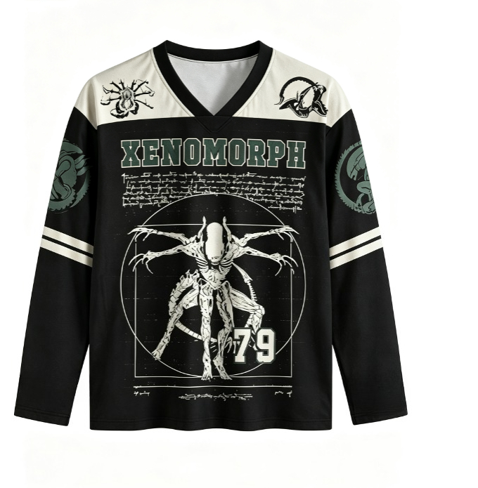 Camisa de malha de manga compr - Monstera avaliação e preço