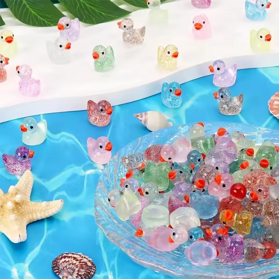Pato em miniatura de resina co - Pothos avaliação e preço